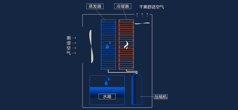 除濕機的構成及原理