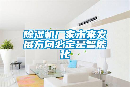 除濕機廠家未來發(fā)展方向必定是智能化