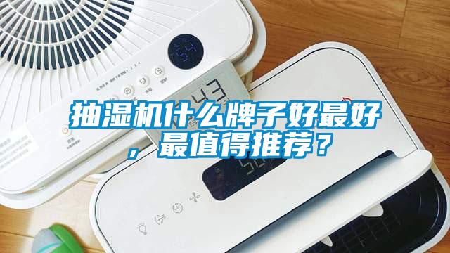 抽濕機什么牌子好最好，最值得推薦？