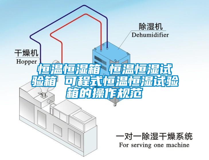 恒溫恒濕箱 恒溫恒濕試驗(yàn)箱 可程式恒溫恒濕試驗(yàn)箱的操作規(guī)范