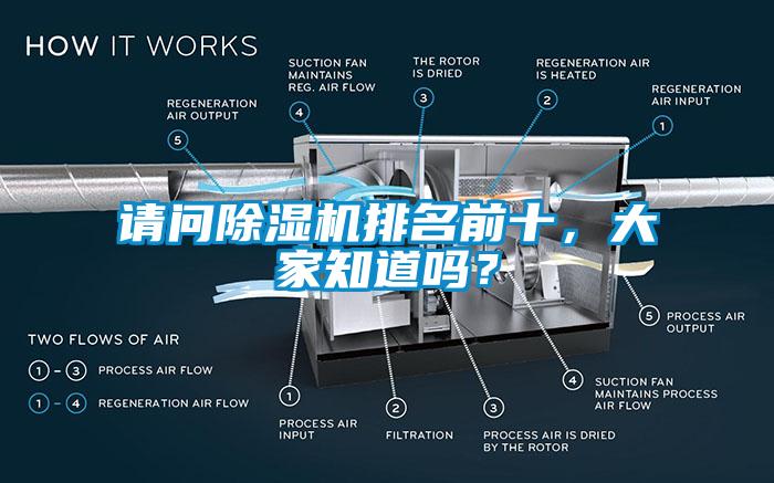 請(qǐng)問除濕機(jī)排名前十，大家知道嗎？