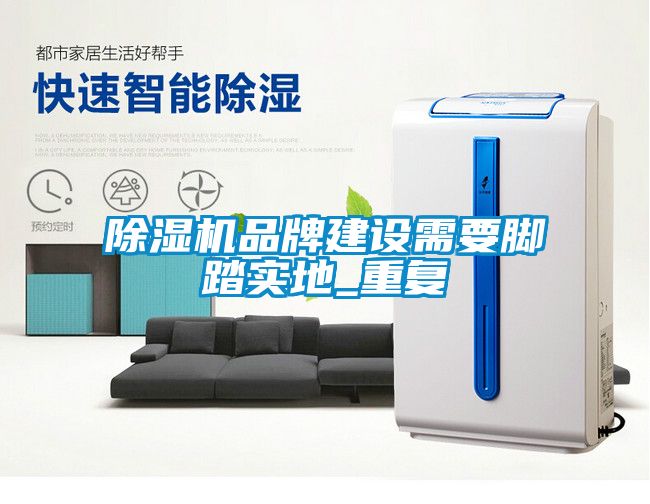 除濕機品牌建設需要腳踏實地_重復