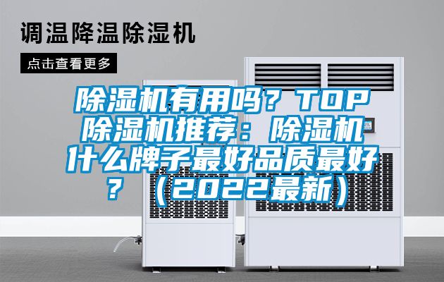 除濕機有用嗎？TOP除濕機推薦：除濕機什么牌子最好品質(zhì)最好？（2022最新）