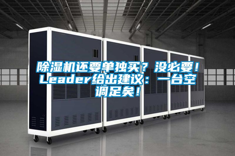 除濕機還要單獨買？沒必要！Leader給出建議：一臺空調足矣！